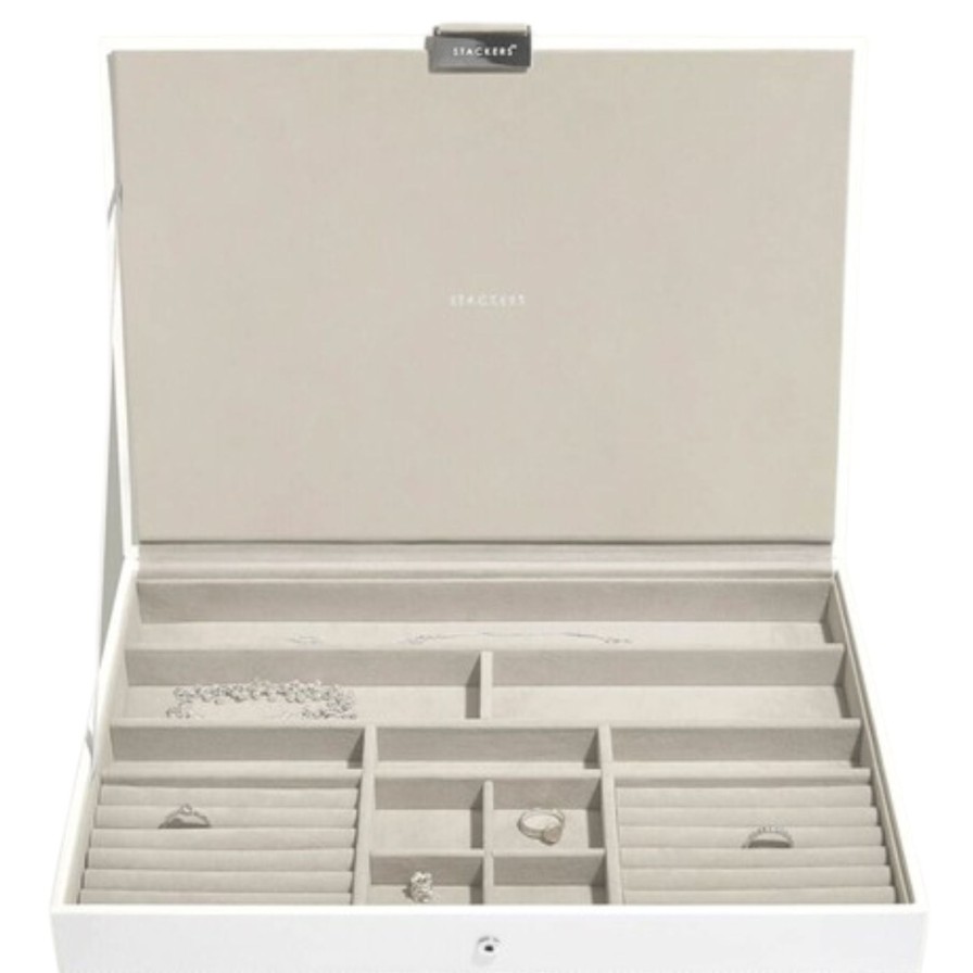 Stackers Stackers Supersize Jewellery Box (Lid) - White Hot