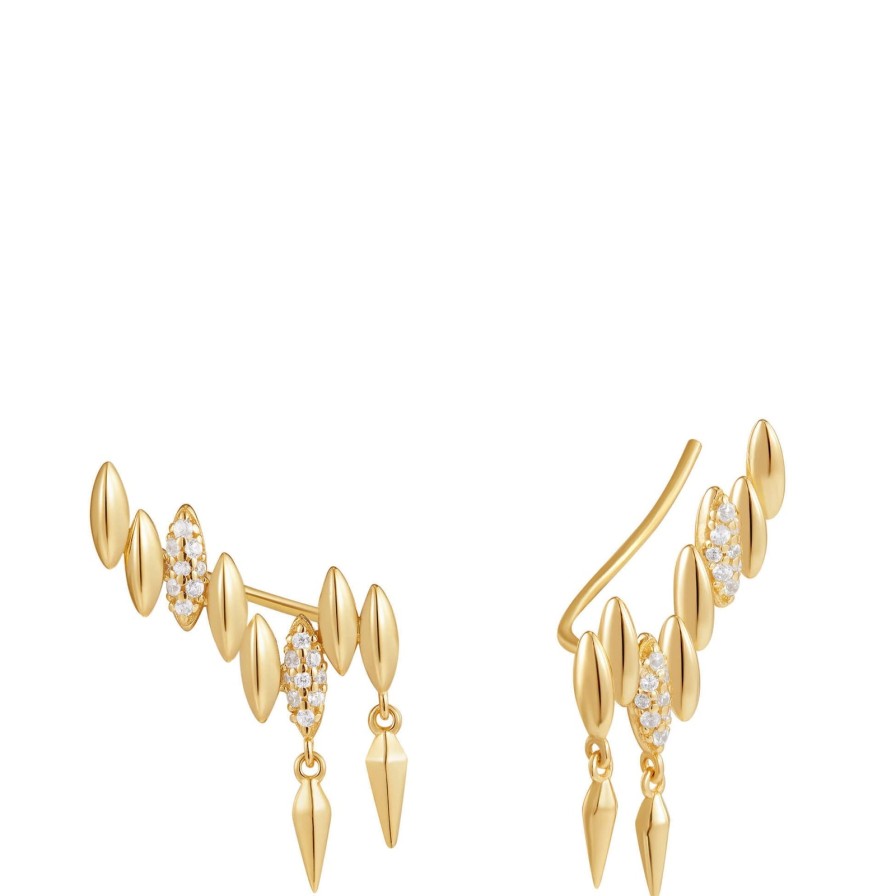 Ania Haie Ania Haie Spike Climber Gold Stud Earrings Online