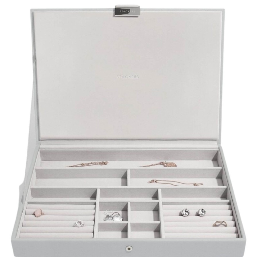 Stackers Stackers Supersize Jewellery Box (Lid) - Pebble Grey Hot