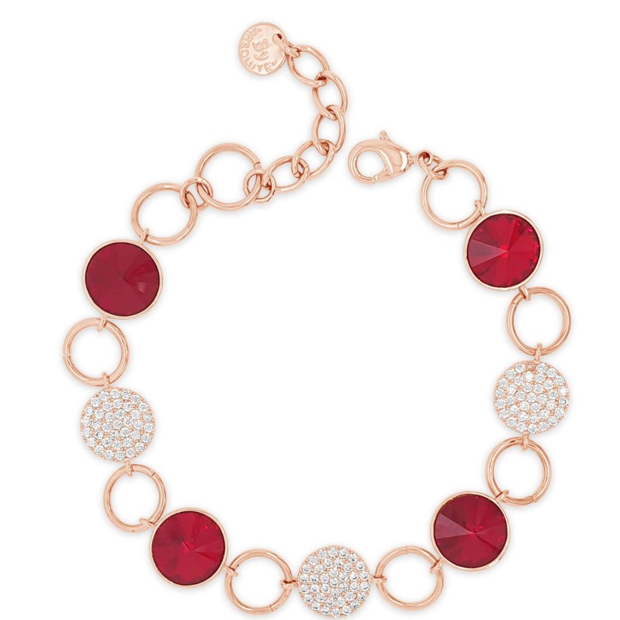 Absolute Absolute Rose Gold & Red Bracelet Best