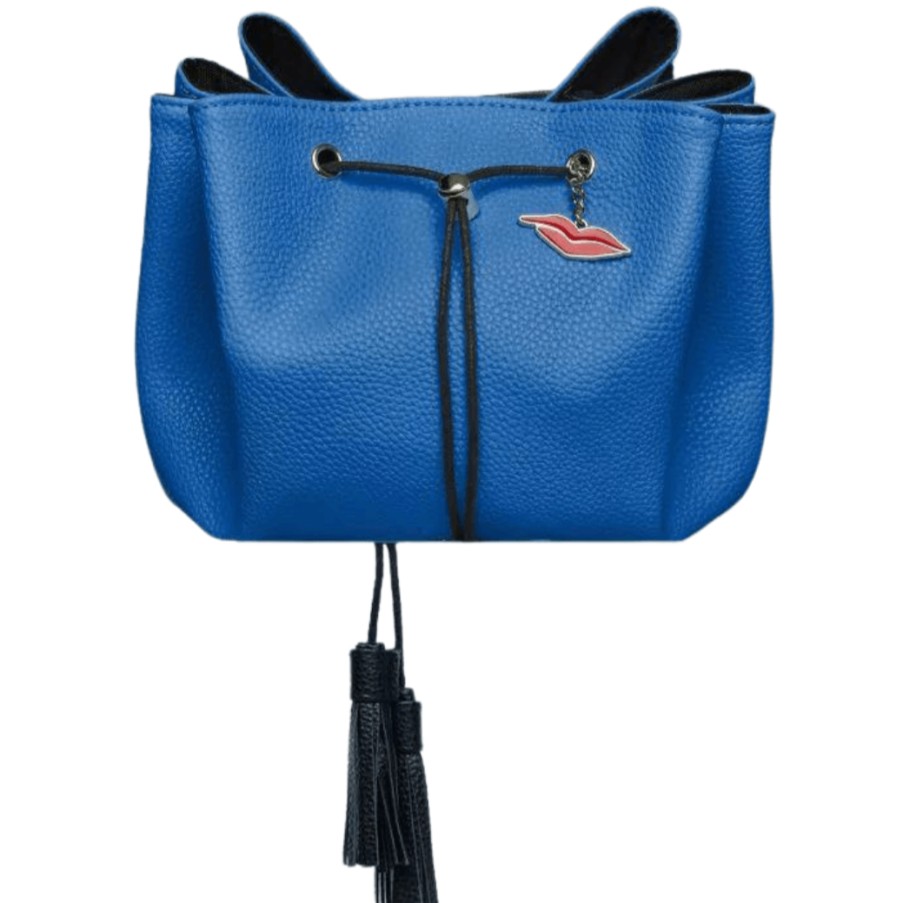 Donna May London Donna May Vegan Drawstring Bag - Royal Blue Online