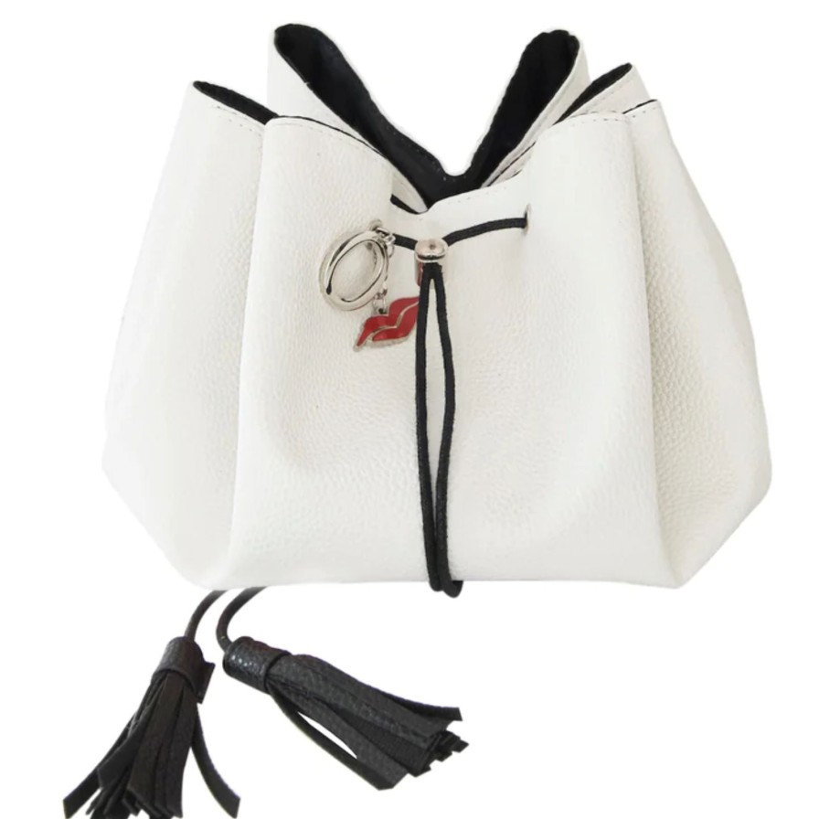 Donna May London Donna May Vegan Drawstring Bag - Porcelain Online