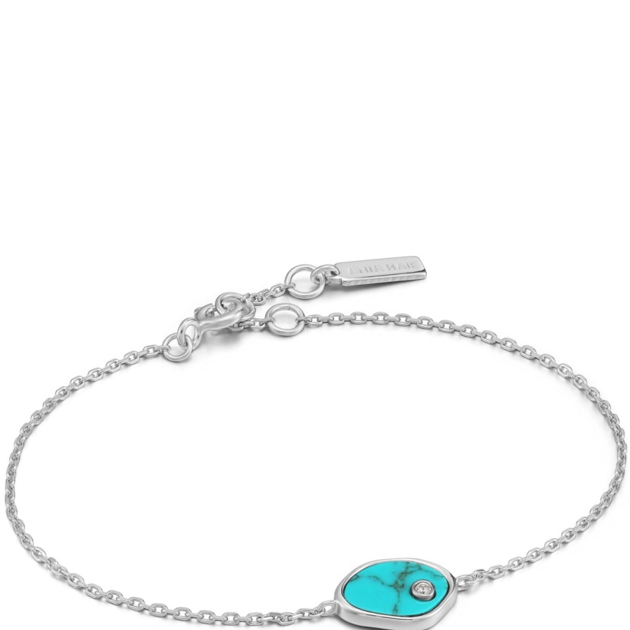 Ania Haie Ania Haie Turning Tides Turquoise Silver Bracelet Clearance