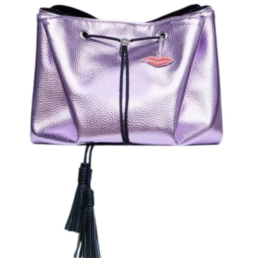 Donna May London Donna May Vegan Drawstring Bag - Amethyst Hot