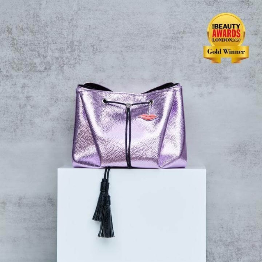 Donna May London Donna May Vegan Drawstring Bag - Amethyst Hot