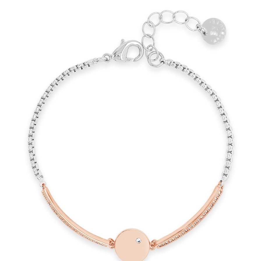 Absolute Absolute Disc Bracelet - Two Tone New