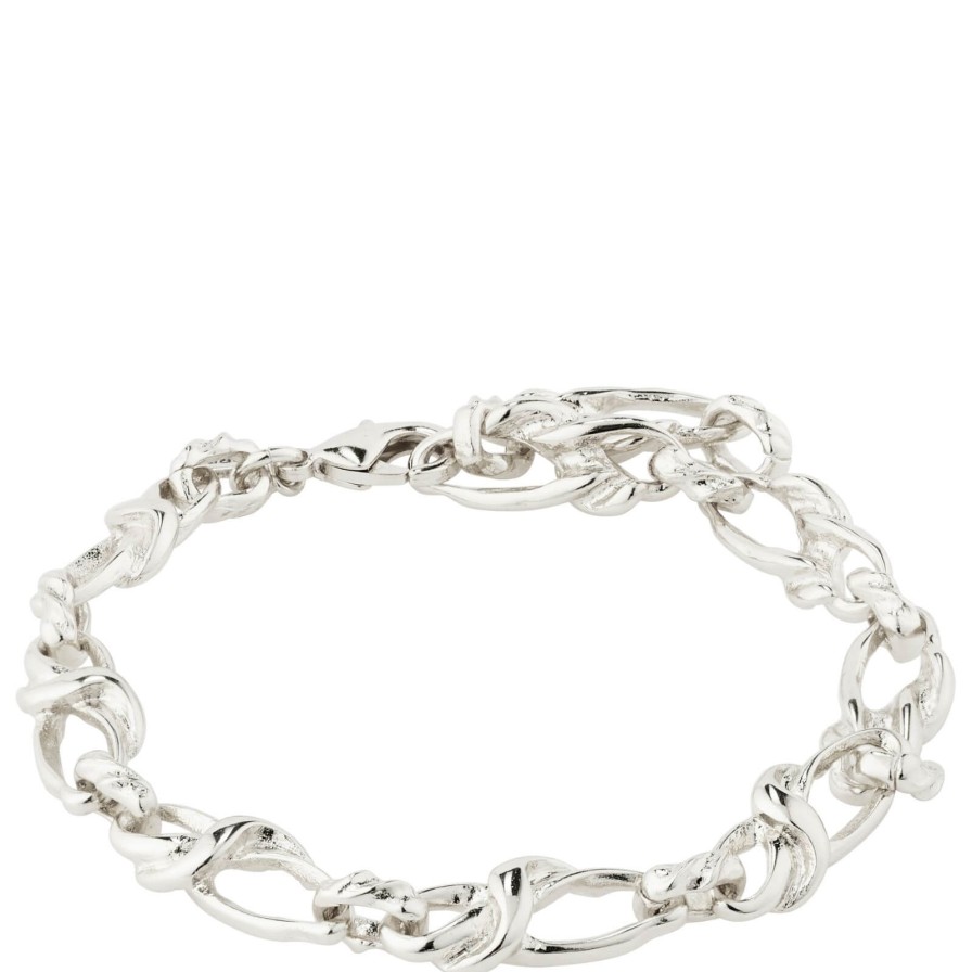 Pilgrim Pilgrim Rani Silver Twist Link Bracelet Online