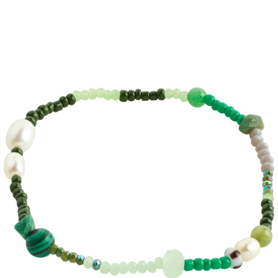 Pilgrim Pilgrim Indiana Bead Bracelet - Green Best