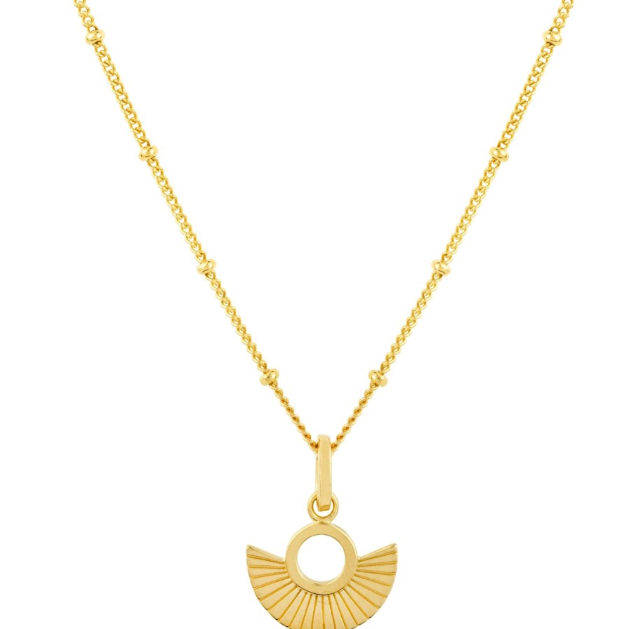 Vurchoo Vurchoo Nicaragua Gold Deco Fan Necklace Best