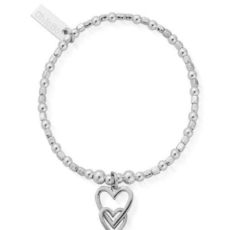 ChloBo Chlobo Interlocking Love Heart Bracelet Clearance