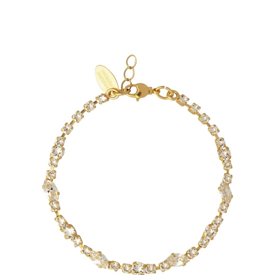 Caroline Svedbom Caroline Svedbom Gold Antonia Bracelet - Crystal Online