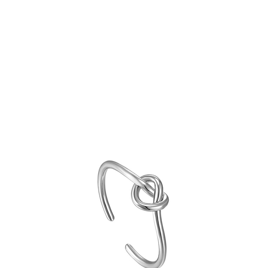 Ania Haie Ania Haie Forget Me Knot Silver Knot Ring New