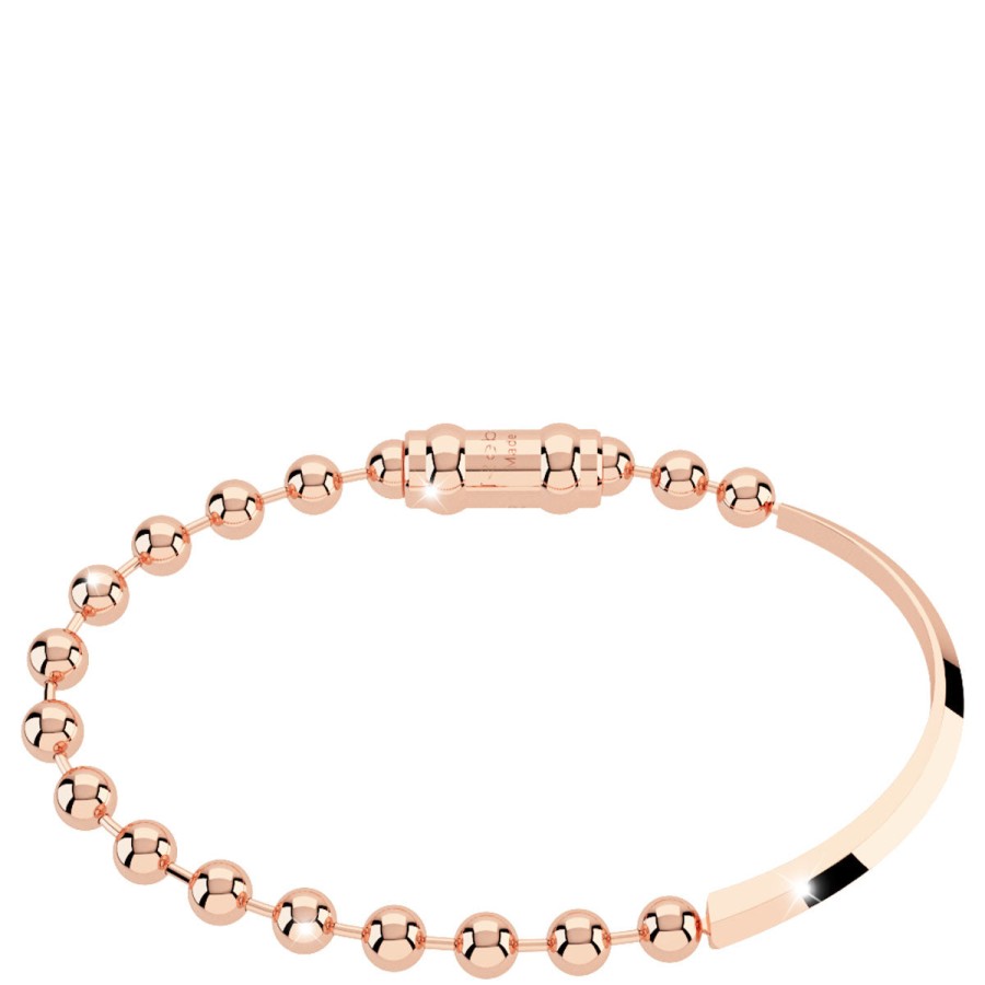 Rebecca My World Rebecca My World Ball & Bar Rose Gold Bracelet New