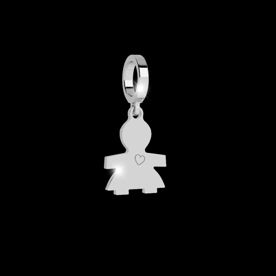 Rebecca My World Rebecca My World Silver Girl Charm Online