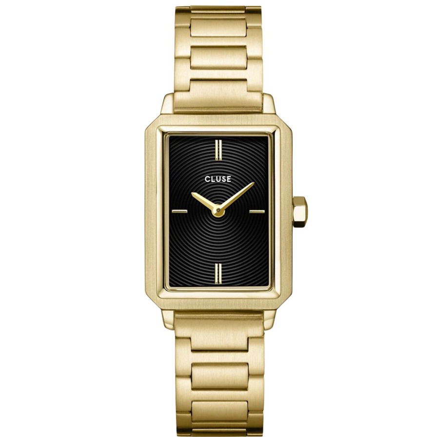 Cluse Cluse Fluette Gold Watch - Black Texture Dial Hot