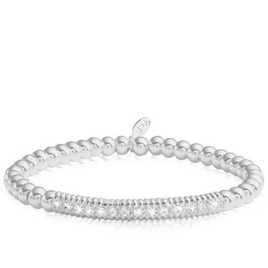 Joma Joma Silver Pave Ball Bracelet Wholesale