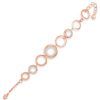 Absolute Absolute Rose Gold & Silver Circles Bracelet Online