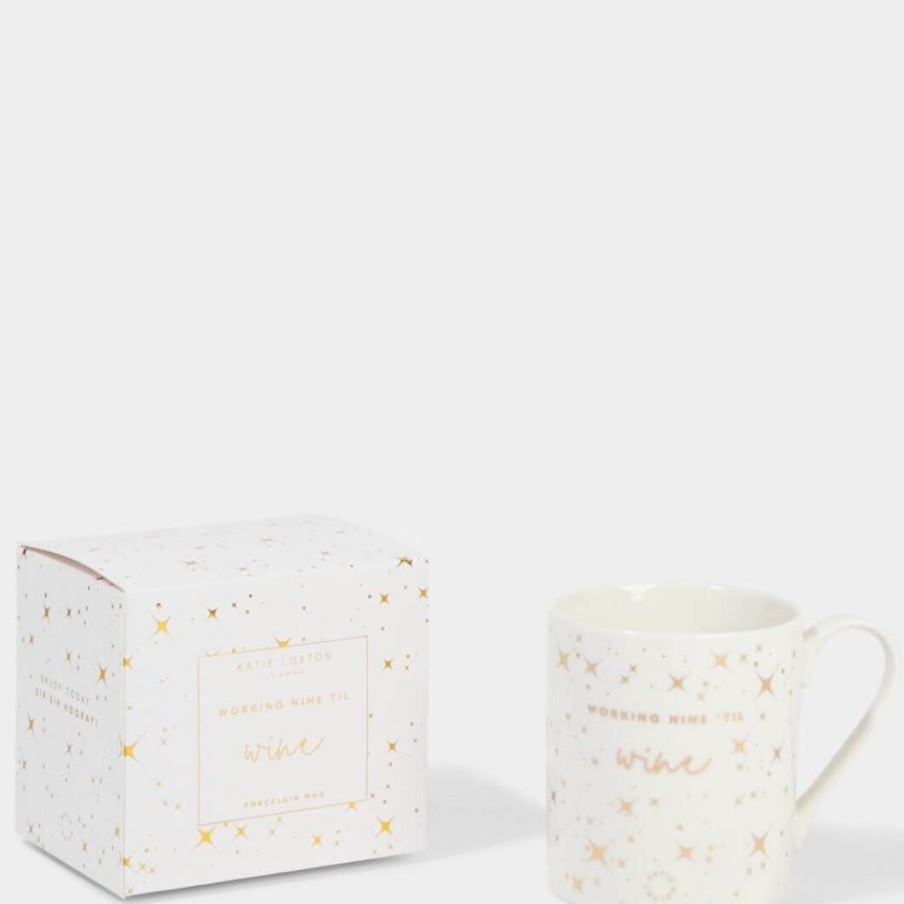 Katie Loxton Katie Loxton 'Working Nine Til Wine' Mug Hot