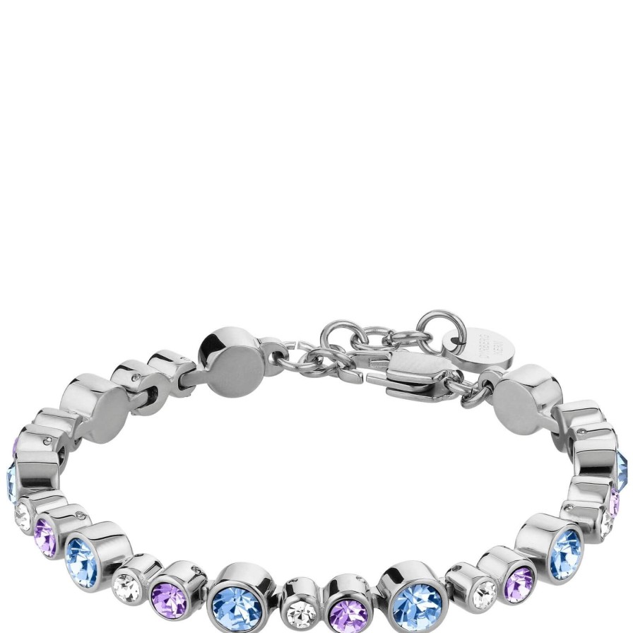 Dyrberg Kern Dyrberg Kern Teresia Silver Bracelet - Light Blue Violet Best